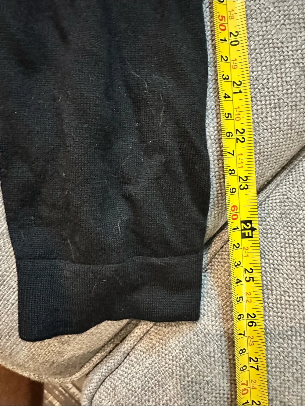 Banana Republic Black Long-Sleeve Polo